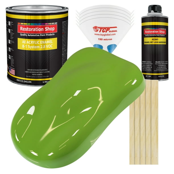Restoration Shop Sublime Green Acrylic Enamel Auto Paint, Complete