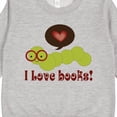 thumbnail image 3 of Inktastic I Love Books Bookworm Toddler Sweatshirt, 3 of 4
