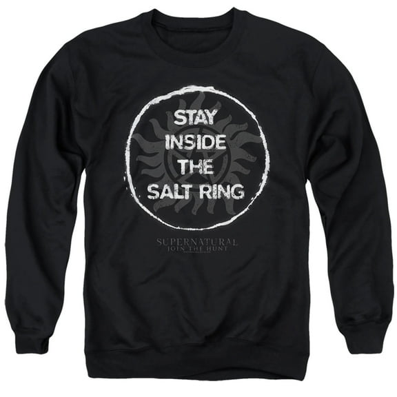 Supernatural - Stay Inside The Salt Ring - Crewneck Sweatshirt - Large
