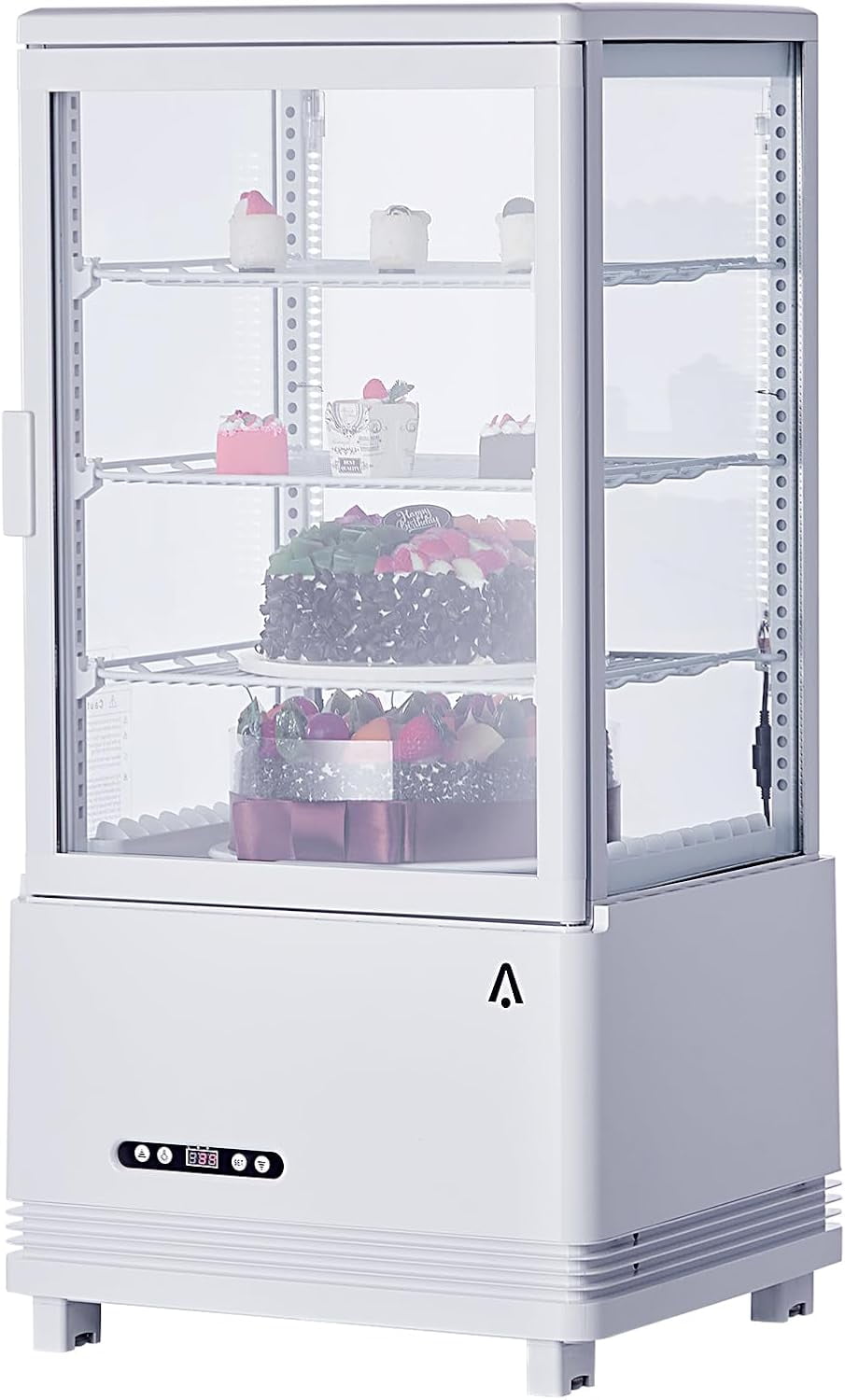 Accreate 2.4 Cu.ft Commercial Display Refrigerator for Home Restaurant Grocery Stores, Glass Door