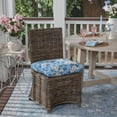 thumbnail image 2 of ARDEN Plush Modern Tufted Polyfill Seat Cushion 2-Pack, 20 x 20, Arden x Alexandra Kay Collection, Water repellent, Fade Resistant, Backroad Blossom Blue, 2 of 7