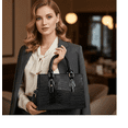 thumbnail image 4 of Bolsos De Mano A La Moda Con Cremallera Para Mujer 2pcs Xtellar negro, 4 of 4