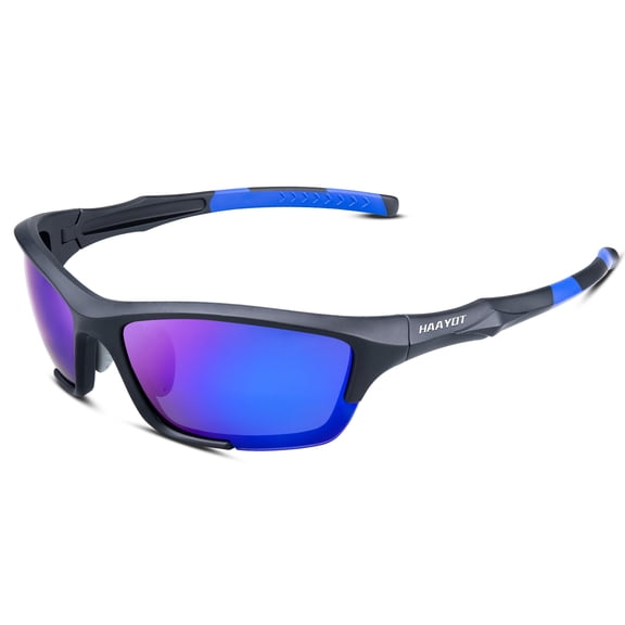 Polarized Sport Sunglasses for Men and Women, Flexible TR90 Frame for Cycling and Running