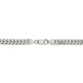 thumbnail image 3 of Primal Silver Sterling Silver 6.00mm Domed Curb Chain Bracelet, 3 of 6