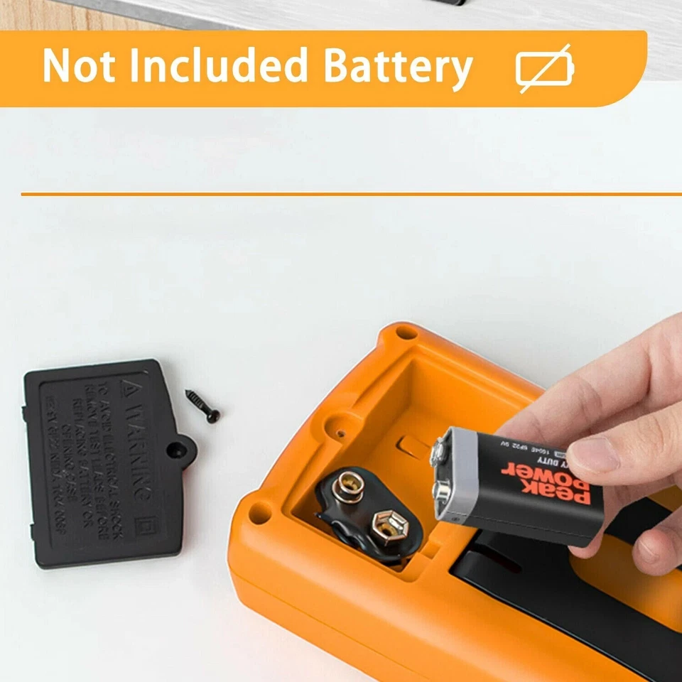 BUTTERFLY- Lcd Digital Multimeter Voltmeter Ammeter Ohmmeter Volt Ac Dc Tester Leads Meter