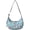 Basset Hound and Floral Blue Pattern, variant on Basset Hound and Floral Blue Pattern Hobo Shoulder Bag, Travel Hobo Tote with Adjustable Strap, Water Resistant Gift Ideas for Holiday Birthday Gifts