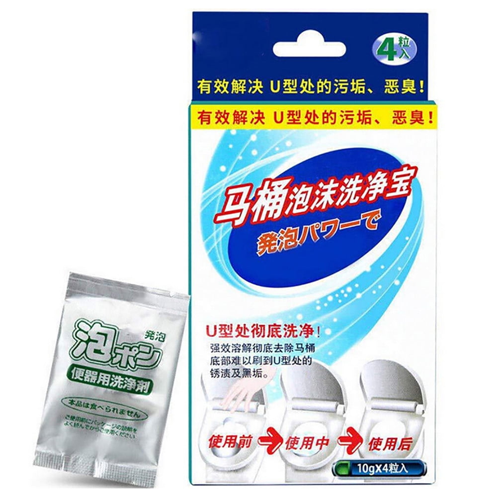 Kitchen Decor and Supplies 4PC Strong Effective Toilet Bubble Bomb