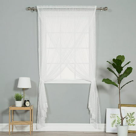 Best Home Fashion, Inc. Sheer Single Curtain (Best Of Ron White)