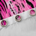 thumbnail image 4 of Homewish Pink Zebra Print Black Out Curtains, Fashion Leopard Cheetah Curtains Pack of 2 (42x63 Each), Teens Kids Adult Female Bedroom Curtains, Blackout Curtains Room Decor, 4 of 6
