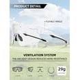 thumbnail image 4 of Gafas de ciclismo ROCKBROS fotocromáticas antivaho UV Protect, 4 of 8