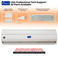 thumbnail image 6 of Awoco FM-3510L/Y-M 42" Elegant 2 Speeds 1000 CFM Indoor Air Curtain with an Easy-Install Magnetic Door Switch, 6 of 8