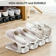 thumbnail image 3 of Adjustable Shoe Rack Stacker for Closet Organization, Double Deck Shoe Slots Organizer, Space Saver, 3 of 17