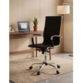 thumbnail image 1 of Silla Ejecutiva Ergonómica con Ruedas y Descansabrazos Cromados – Altura Ajustable, 1 of 9