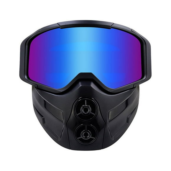 Paintball mask anti-fog, air gun full cover and goggles are removable and adjustable