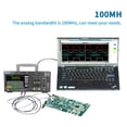 thumbnail image 4 of Ruiboury For DSO2C10 100MHz 2CH Digital Storage Oscilloscope Gray AC110-240V Signal Generation Oscilloscope for Industry Testing Storing No.2, 4 of 8