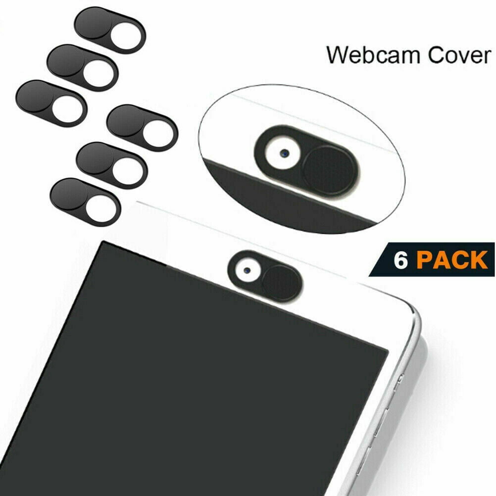 iPad Pro T1, Black Laptop PC iMac Surface Pro MacBook Pro iPad 2-Pack Ultra-Thin Webcam Cover Slider Plastic Medium Size for Computer 