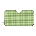 thumbnail image 7 of Haiem Green Gingham Car Windshield Sun Shade - Blocks UV Rays Sun Visor Protector, Sunshade to Keep Your Vehicle Cool, Universal Fit SUV Van Sedan-Medium, 7 of 7
