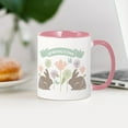 thumbnail image 3 of CafePress - Modern Rustic Chic Easter Bunnies Mugs - 11 oz Ceramic Mug - Novelty Coffee Tea Cup, 3 of 4