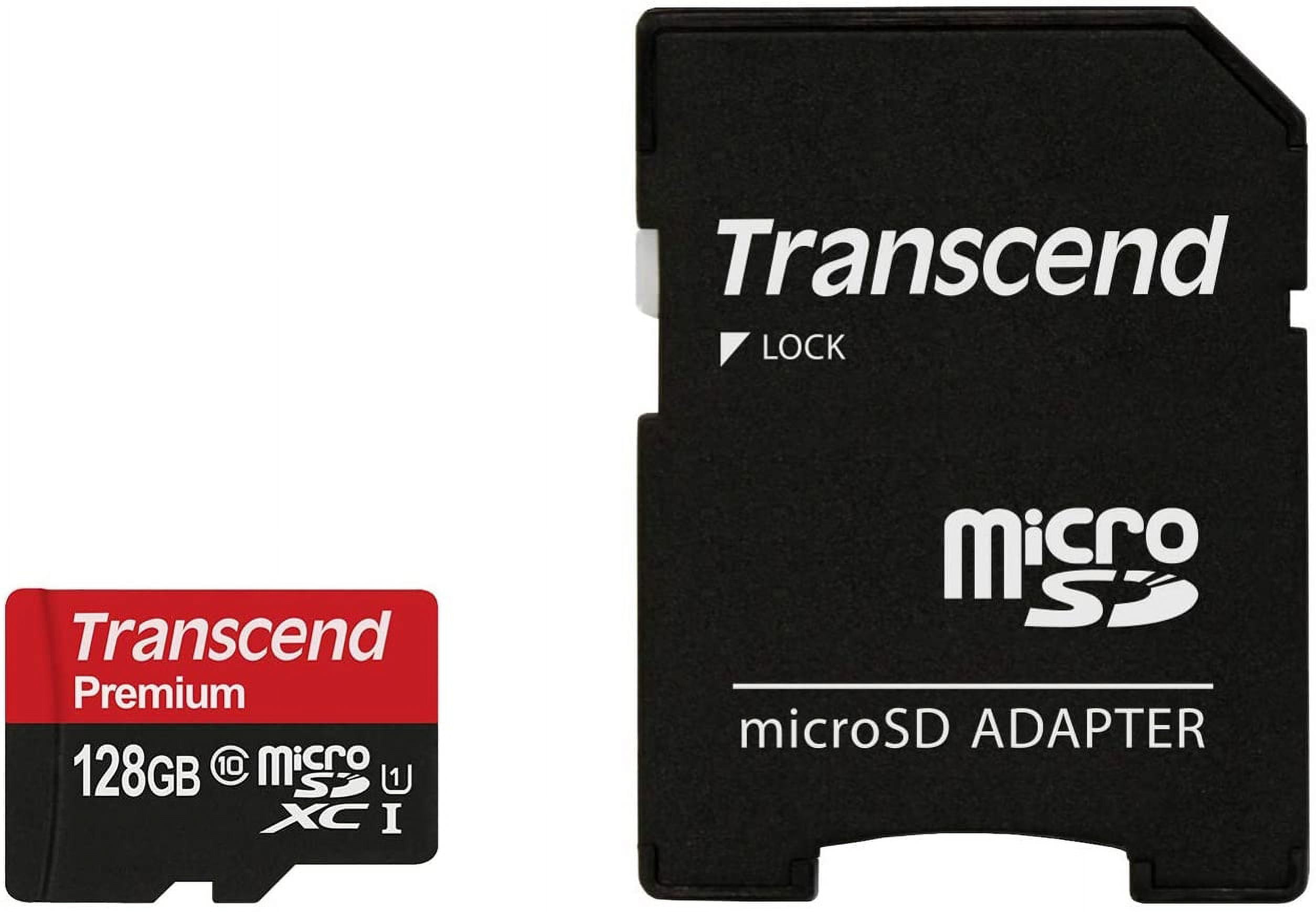 For TCL 40 XE 5G - 128GB Memory Card, Transcend High Speed MicroSD