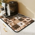 thumbnail image 3 of Fun Coffee Mat 24inx16in,Coffee Bar Mat for Countertops,Absorbent Hide Stain Anti-Slip Coffee Bar Accessories Fit Under Coffee Machine Mat,dish Drying Mats for Kitchen, 3 of 6