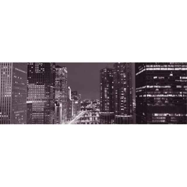 Panoramic Images PPI52939L Wacker Drive River Chicago USA Affiche Imprimée par Panoramic Images - 36 x 12