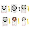 thumbnail image 4 of Orientation Compasses, Hiking Navigation Map Scale Ruler Compasses, Multifunctional Magnifier Compasses for Map Reading, 4 of 8
