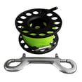 thumbnail image 1 of keepw 30m Aluminum Alloy Cave Diving Finger Spool Guide Line Reel Black, 1 of 6