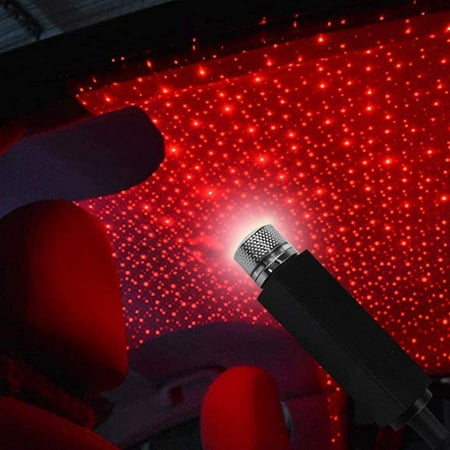 Le projecteur d'étoile de toit d'Owfeel allume la veilleuse USB romantique,  la lampe d'ambiance de voiture, le plafond flexible réglable de voiture et  de maison