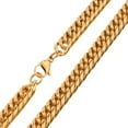 thumbnail image 3 of 9/11/13/16/20mm Top Polished Mens Chain Stainless Steel CURB CUBAN Link Necklace, 3 of 9