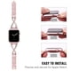 thumbnail image 3 of Banda Compatible para Apple Watch Bands 38mm 42mm iwatch Bands para mujer Joyería Correa de pulsera de metal, reemplazo de pulsera MFZFUKR 2033275-4, 3 of 9