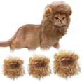 thumbnail image 2 of Cute Lion Hat with Ears for Dogs and Cats, Head Cover Costume Accessory, 2 of 8
