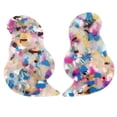 thumbnail image 1 of Pendientes de gota Hugo para mujeres colgante de grano plástico, 1 of 10