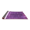 thumbnail image 2 of Ahgly Company Indoor Square Abstract Purple Contemporary Area Rugs, 7' Square, 2 of 4