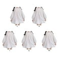 thumbnail image 4 of Chaqueta con orejas de conejito Qarigey para niñas blanco S, 4 of 6