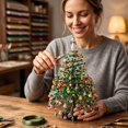 thumbnail image 7 of Clearance DIY Christmas Tree Kit, 2027 New Crystal Beaded Christmas Tree, Pearl Diamond Art Beaded Plant Kit for Tabletop,christmas Green2, 7 of 7