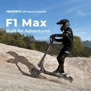 Ausom F1 MAX off Road Electric Scooter for Adults, 1400W Dual Motor, 62 Miles Range, 45 mph Speed, 72% Uphill, E-ABS & Hydraulic Brakes, NFC Lock, Foldable E-Scooter with Lightings