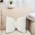 thumbnail image 5 of Iumwxz Decorative Pillow Bow Knot Sofa Cushion Office Seat Cushion 40x38cm Black Soft Material Comfortable for Long Sitting Home Decor Gift, 5 of 6