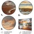 thumbnail image 3 of Designart "Beach Photo Sunset Charm VII" Landscapes Metal Art Print, 3 of 5