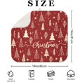 thumbnail image 2 of Christmas Kitchen Countertop Dish Drying Mat, Red Christmas Tree Snowflake Pattern Microfiber Kitchen Drying Mat, Washable Absorbent Countertop Xmas Winter Holiday Dish Mat Drainer,16x18In, 2 of 7