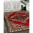 thumbnail image 3 of Ahgly Company Machine Washable Indoor Rectangle Traditional Tomato Red Area Rugs, 6' x 9', 3 of 7