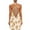 Yellow, variant on IROINNID Sundress For Women Summer Fashion Casual Print Suspender Open Backpack Dress V-Neck Short Dress