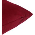 thumbnail image 3 of 18 x 18 Inches Burgundy Square Throw Pillow Cover Set of 2, Super Soft Velvet Pillowcase with Hidden Zipper, Washable Pillow Cover Perfect for Bedroom, Livingroom, Office and Car Burgundy 18x18 Inch, 3 of 4