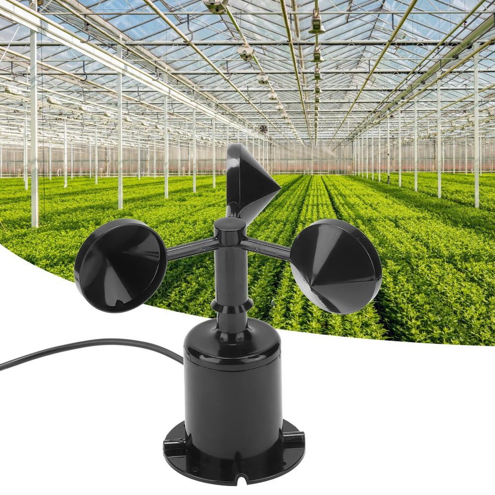 Zaqw 070m/s Environment Signal Output Pulse Type Three Cups Wind Speed Sensor Anemometer,Wind