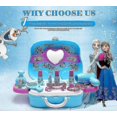 thumbnail image 2 of Makeup Sets Makeup Toys For Kids Girl Frozen Makeup Suitcase, 2 of 5