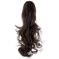 thumbnail image 3 of AynnQueen Ponytail Extension Claw Clip in Pony Tails Hair Extensions Synthetic Wavy Straight Secret Ponytail Hairpiece 18/21 Inch, 3 of 6