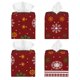 thumbnail image 2 of Fotbe Merry Christmas Porta Pañuelos Decorativo de Cuero, Caja Cuadrada Moderna para Pañuelos Faciales, Organizador y Dispensador 5x5x5'', 2 of 7