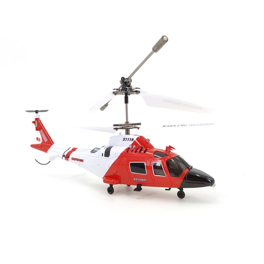 S111H RC Helicopter Model with Gyro Stabilizer, 2.4GHz 3CH Dual-Prop Airplane with Obstacle Avoidance & Night Lights, RTFAircraft for RC Hobbyists