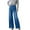 Dark Blue, variant on Casual Pants For Women, High Waist Wide Leg Flare Jeans and Lounge Pants For Women Stretchy Comfortable Gaucho Pants Classic Relaxed Fit Sustainable Daily Attire Gray
