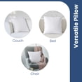 thumbnail image 5 of Martex Down Alternative White Euro Pillow Insert 26x26 – Soft & Durable, 5 of 7