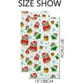 thumbnail image 3 of GZHJMY Fingertip Hand Towels, 2 Pack Pcs Snowflakes Owls and Gifts Absorbent Face Bath Towels for Bathroom Kitchen, 30"x15", 3 of 6